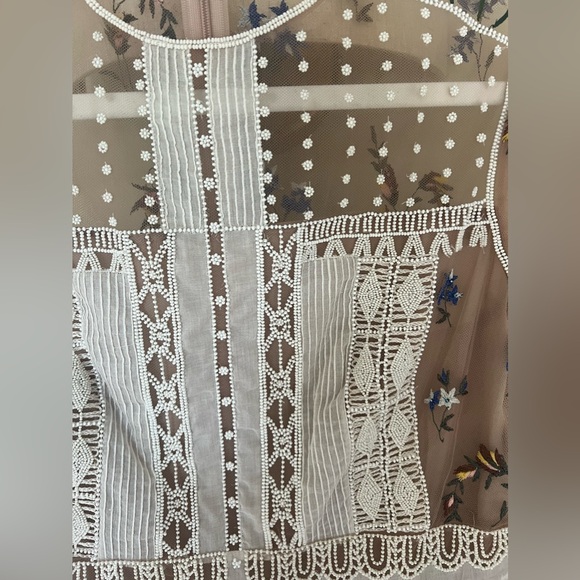 Valentino Embellished Tulle Mini Dress - Picture 5 of 12